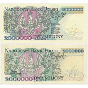 Zestaw, 2 miliony złotych 1992-93 - B (2 szt.)