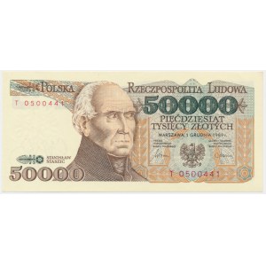 50.000 złotych 1989 - T -