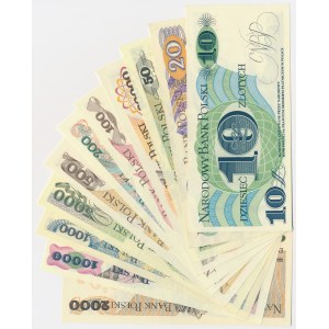 Zestaw, 10-20.000 złotych 1982-89 (11 szt.)