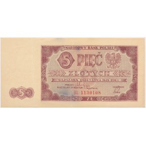 5 złotych 1948 - BL -