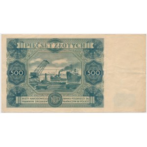 500 zlotys 1947 - G -