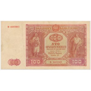 100 złotych 1946 - D -