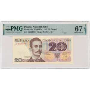 20 złotych 1982 - A - PMG 67 EPQ