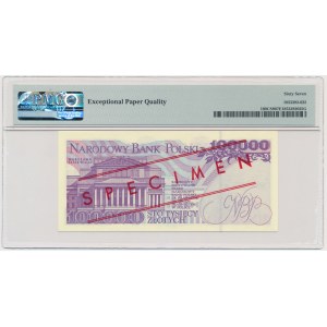 100.000 złotych 1993 - WZÓR - A 0000000 - No.0217 - PMG 67 EPQ