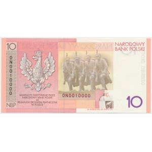 10 zloty 2008 - 90e anniversaire du recouvrement de l'indépendance - ON 0010000 - BEAU NUMÉRO