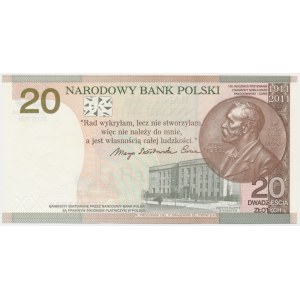 20 zlotys 2011 - Maria Skłodowska Curie -