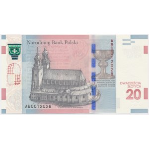 20 złotych 2015 - 1050 rocznica chrztu Polski -