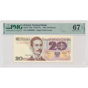 20 złotych 1982 - A - PMG 67 EPQ