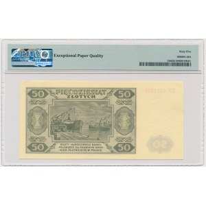 50 złotych 1948 - EN - PMG 65 EPQ