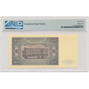 20 złotych 1948 - KE - PMG 67 EPQ
