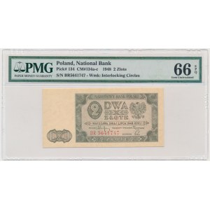 2 złote 1948 - BR - PMG 66 EPQ
