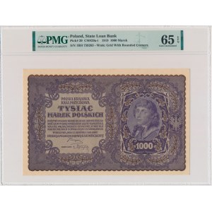 1 000 marks 1919 - I Serja BH - PMG 65 EPQ