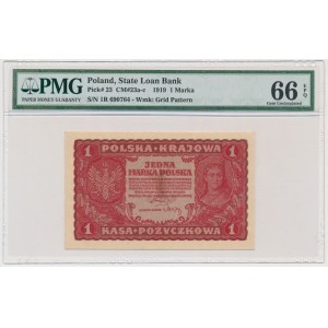 1 marka 1919 - I Serja R - PMG 66 EPQ