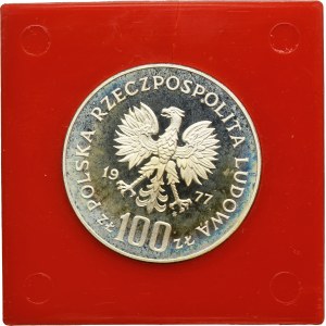 PRÓBA, 100 złotych 1977 Ochrona Środowiska Żubr