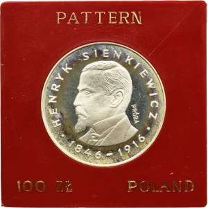 PRÓBA, 100 złotych 1977 Henryk Sienkiewicz