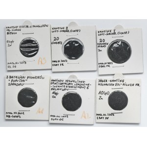 Set, Germany, Notgeld, 10 Pfennig, 20 Pfennig and 50 Pfennig (6 pcs.)
