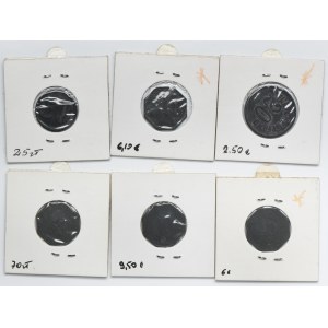 Set, Germany, Notgeld, 10 Pfennig, 20 Pfennig and 50 Pfennig (6 pcs.)