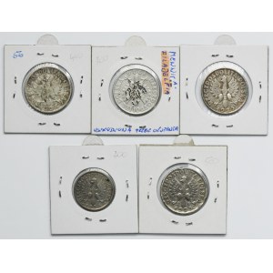 Set, Femme et oreilles, 1 or et 2 or (5 pcs.)