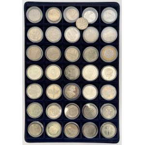 Set, PRL et III RP, 10-200,000 zlotys (36 pièces)