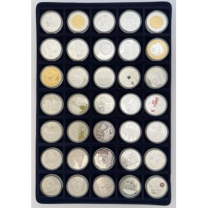 Zestaw, 10 złotych 2005-2009 (35 szt.)