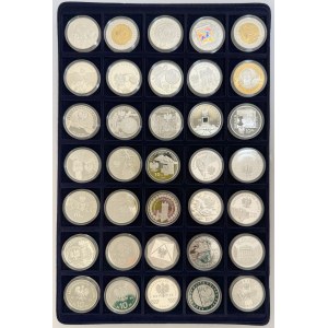 Zestaw, 10 złotych 2005-2009 (35 szt.)