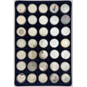 Zestaw, 10 złotych 1998-2004 (35 szt.)