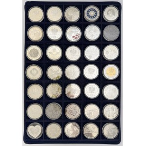 Zestaw, 10 złotych 1998-2004 (35 szt.)