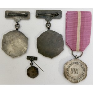 Zestaw, PRL, Oznaczenia (4 szt.)