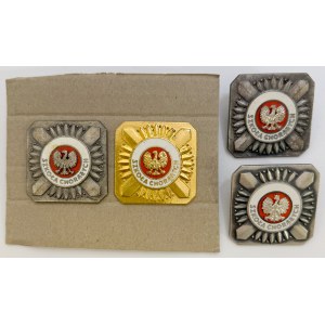 Set, Warrant Officers School Badge (4 pcs.)