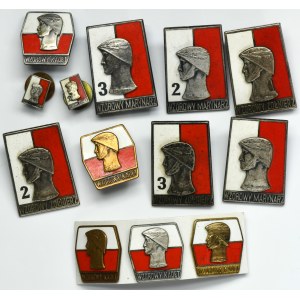 Set, Decorated Exemplary Soldier, Exemplary Sailor and Exemplary Cadet (13 pcs.)