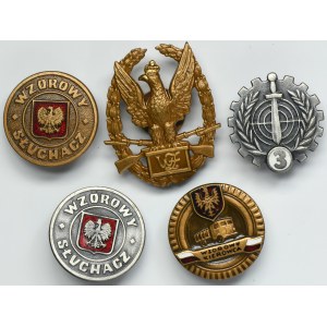 Zestaw, Odznaczenia PRL (5 szt.)