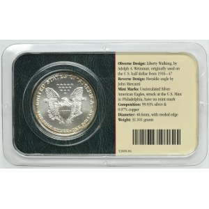 USA, 1 Dollar Philadelphie 1989 - Liberté à pied