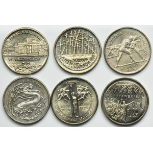 Zestaw, 2 złote 1995 (6 szt.)