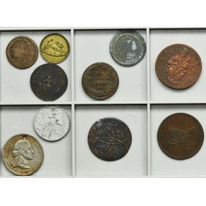 Set, Europe and Africa, Coins and Tokens (10 pcs.)