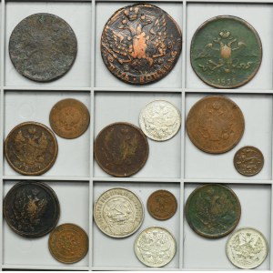 Set, Russia and Estonia, Kopeck and Sent (16 pcs.)
