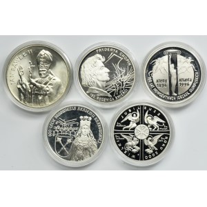 Zestaw, 10 złotych i 10.000 złotych (5 szt.)