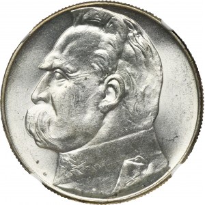 Piłsudski, 10 or 1939 - NGC MS63