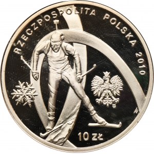 10 złotych 2010 Polska Reprezentacja Olimpijska Vancouver 2010