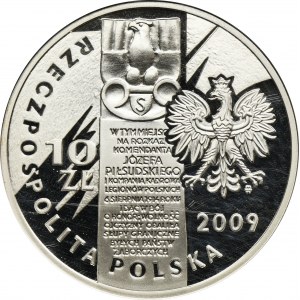 10 złotych 2009 95. Wymarszu Pierwszej Kompanii Kadrowej