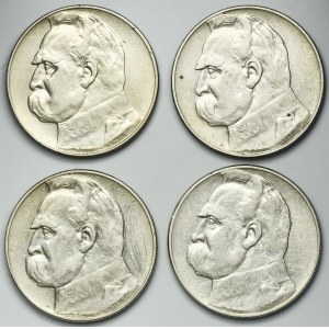 Ensemble, Pilsudski, 10 or 1935-1936 (4 pièces).