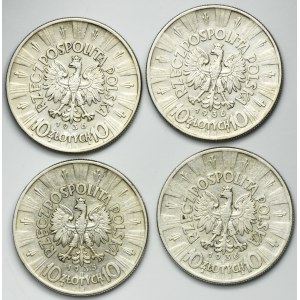 Ensemble, Pilsudski, 10 or 1935-1936 (4 pièces).