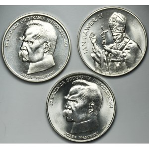 Zestaw, 10.000 złotych i 50.000 złotych (3 szt.)