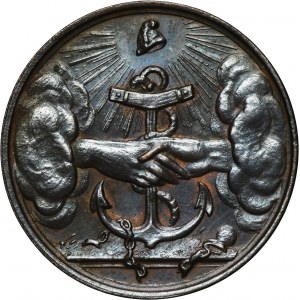 Medal minted by the Belgians on the third anniversary of the outbreak of the November Uprising in 1833