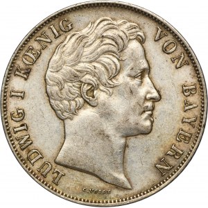 Germany, Bavaria, Ludwig I, 2 Gulden Munich 1846