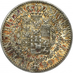 Germany, Kingdom of Prussia, Friedrich Wilhelm III, Thaler Berlin 1829 A