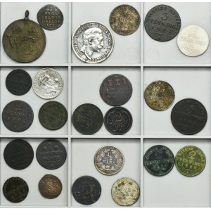 Set, Germany, Mix of coins and medal (24 pcs.)