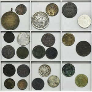 Set, Germany, Mix of coins and medal (24 pcs.)