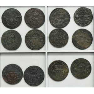 Set, Augustus III of Poland, Groschen (12 pcs.)