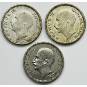 Set, Bulgaria, Boris III, 50 Leva (3 pcs.)