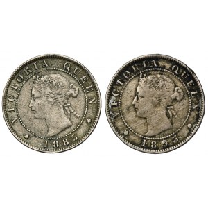 Set, Jamaica, Victoria, 1/2 Penny London (2 pcs.)